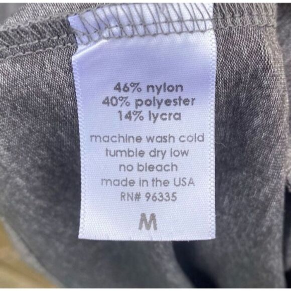 Susana Monaco Women's M Gray Long Sleeve Blouson Mini Length Dress - Picture 4 of 4